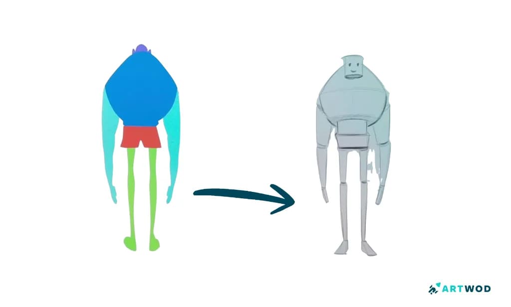 Étape 3 : Formes de corps stylisées : techniques pour l’animation et l’illustration