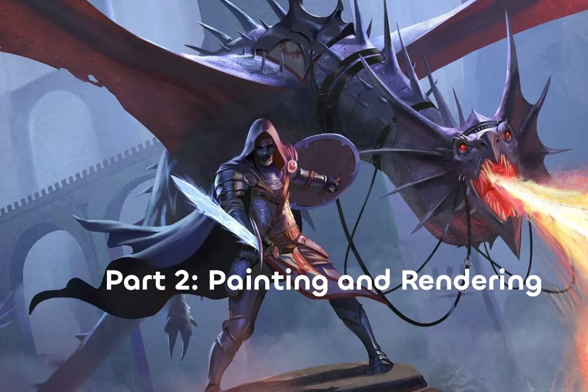  Constructor de Portafolio, Cazador de Dragones - Guía de Pintura y Renderizado