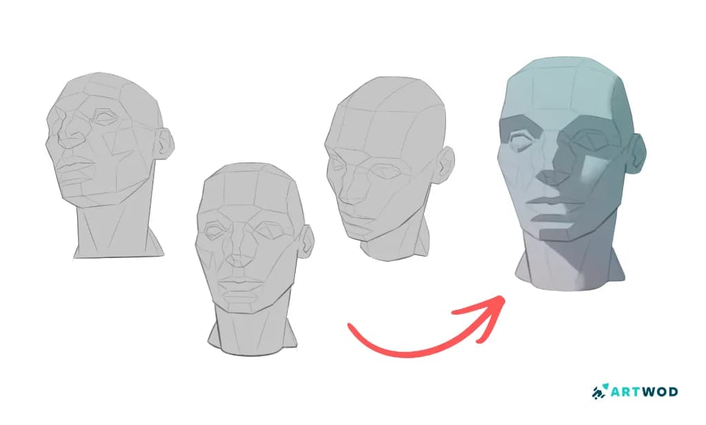 Step 2:Portrait Shadow Mapping: Master Lighting and Shadows for Realistic Faces