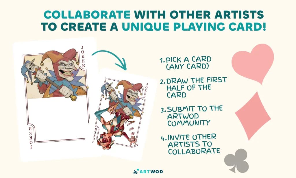 Artwod September Spielkarten- Challenge - Beschreibung