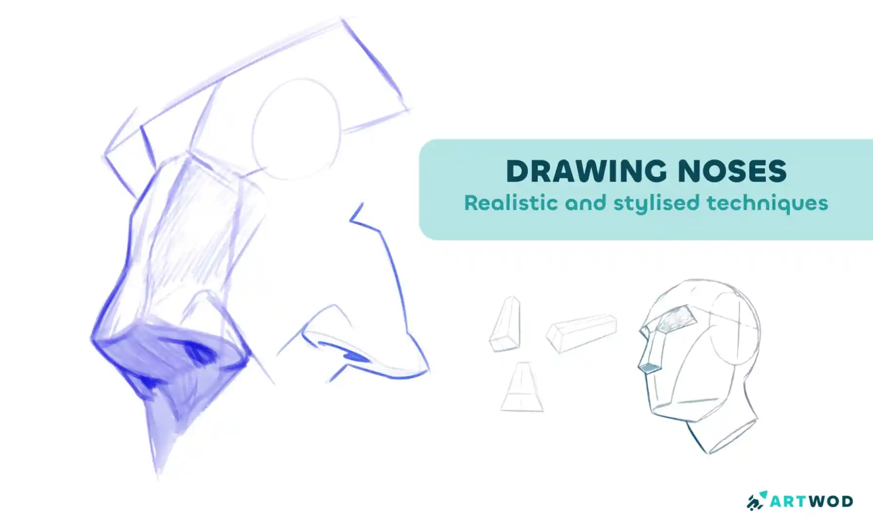 How to Draw Noses: Step-by-Step Guide for Realistic and Stylised Noses