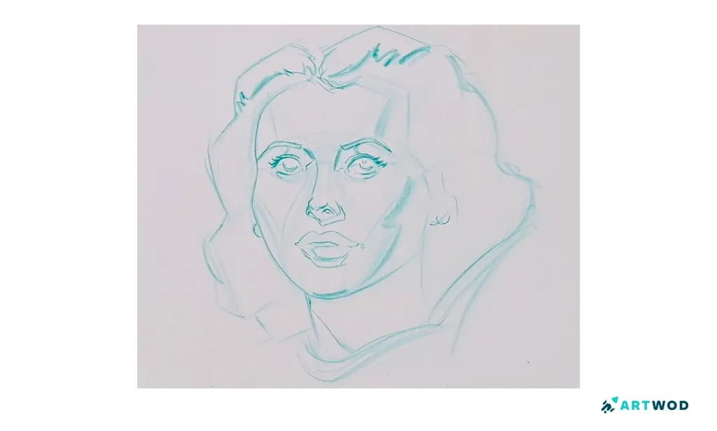 Step 4: Gestural Portraits: Expressive Drawing Techniques