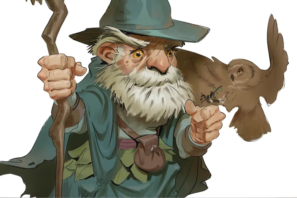 Cómo dibujar personajes únicos de D&D: Diseña secretos para un druida