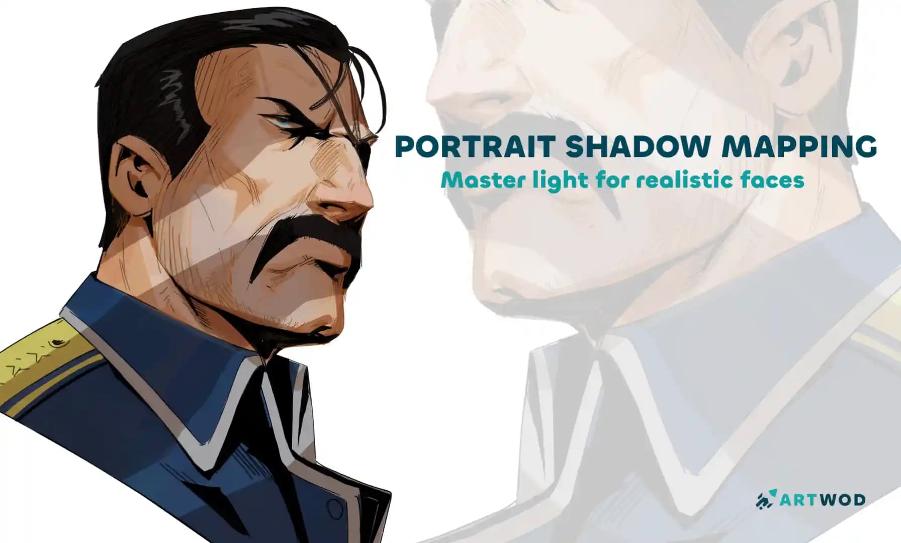 Mapeamento de Sombras em Retratos: Domine a Iluminação e as Sombras para Rostos Realistas