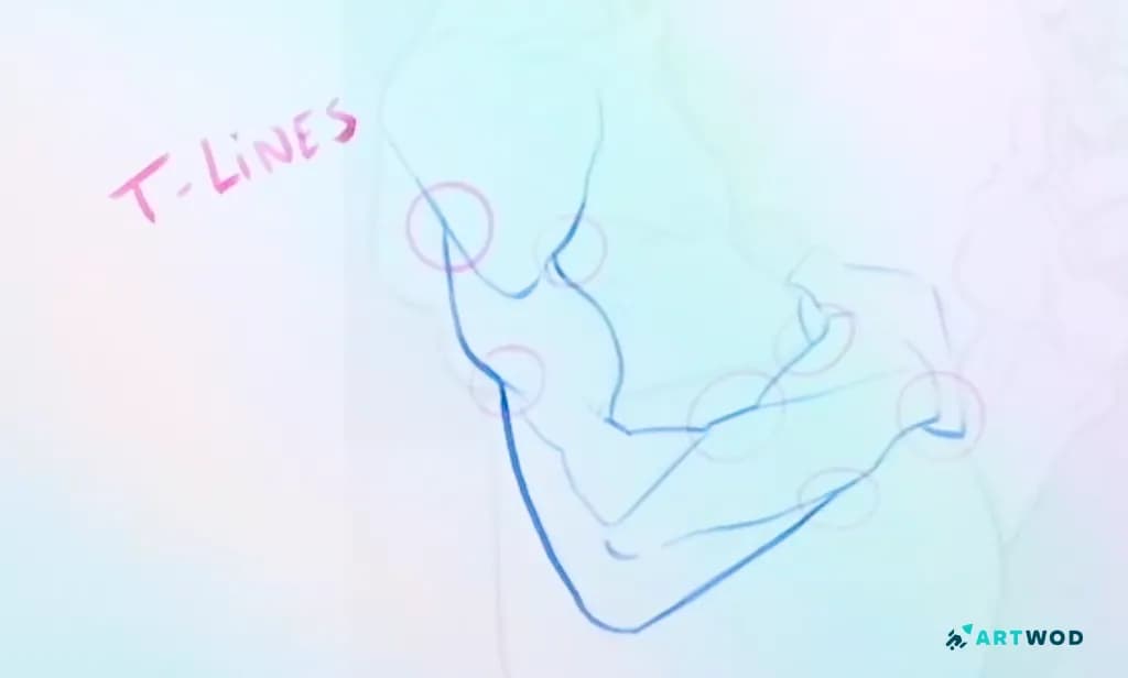 Passo 4: Desenhando Braços: Técnicas de Anatomia e Estilização