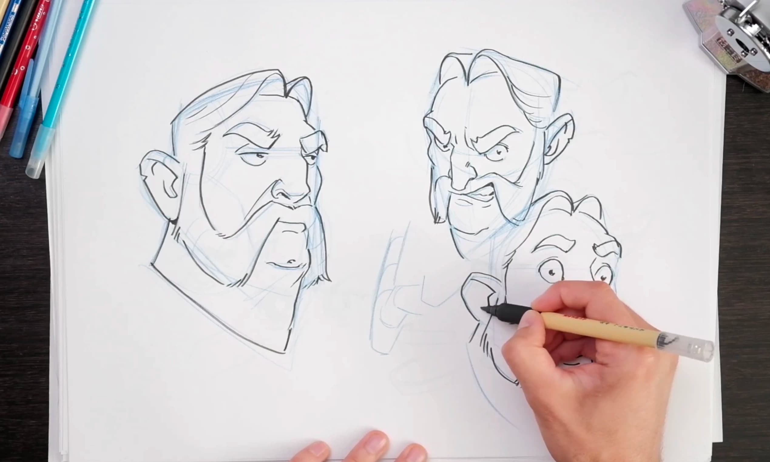 Como dibujar retratos: Una guía paso a paso para artistas principiantes
