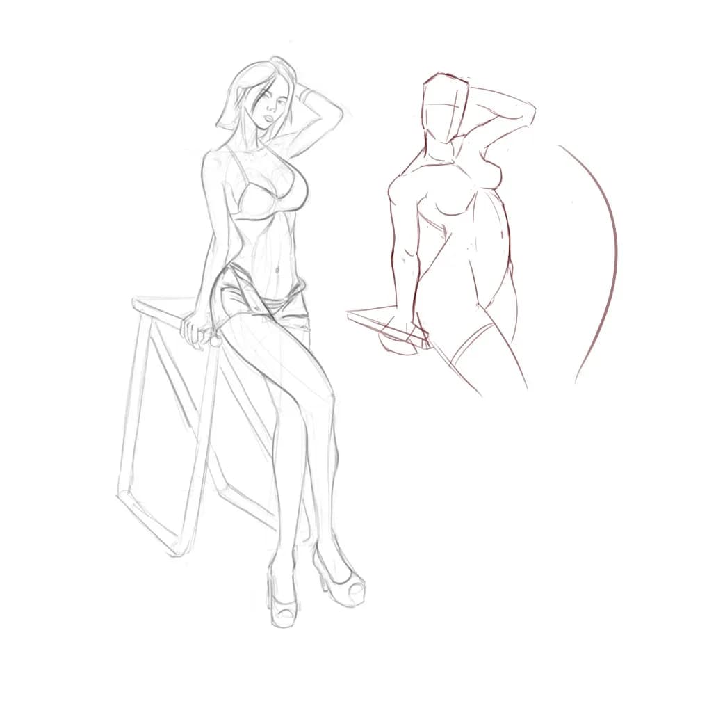 Lady sketch