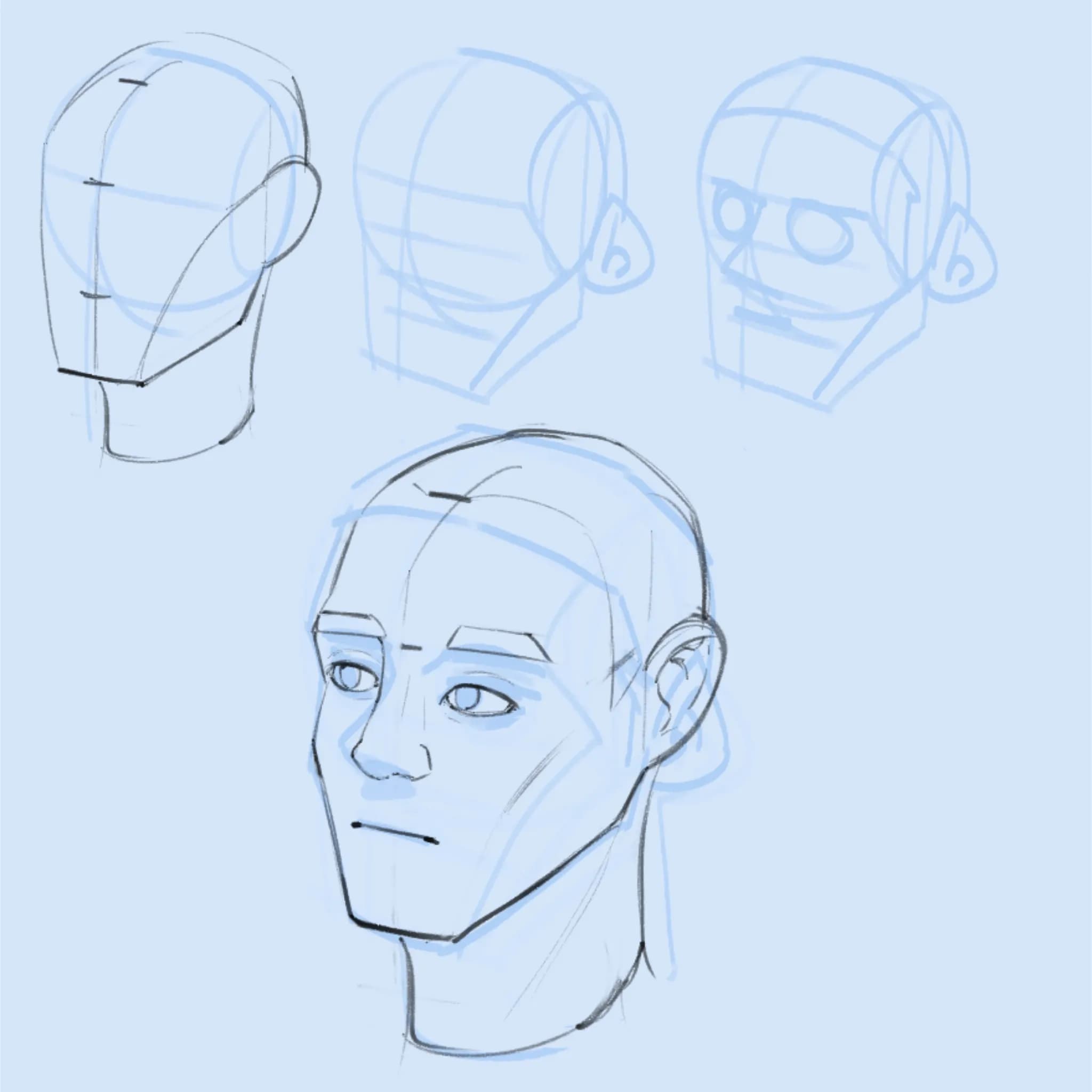 Head from imagination