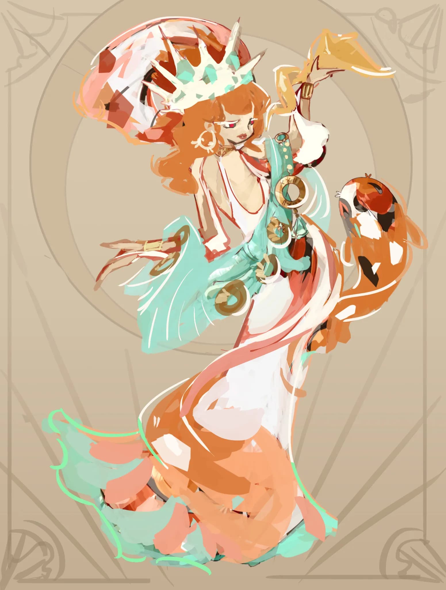 Koi fish girl