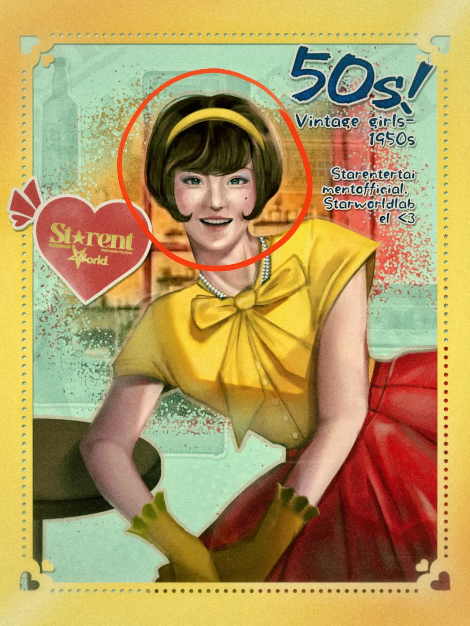 50s photoshoot art