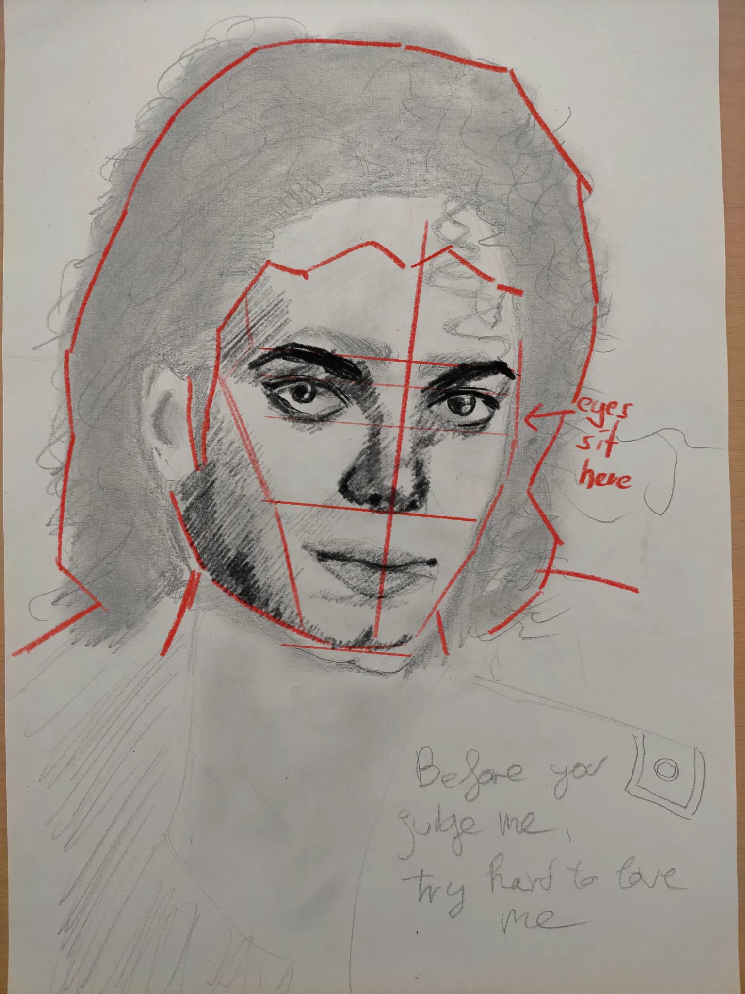 Michael in graphite