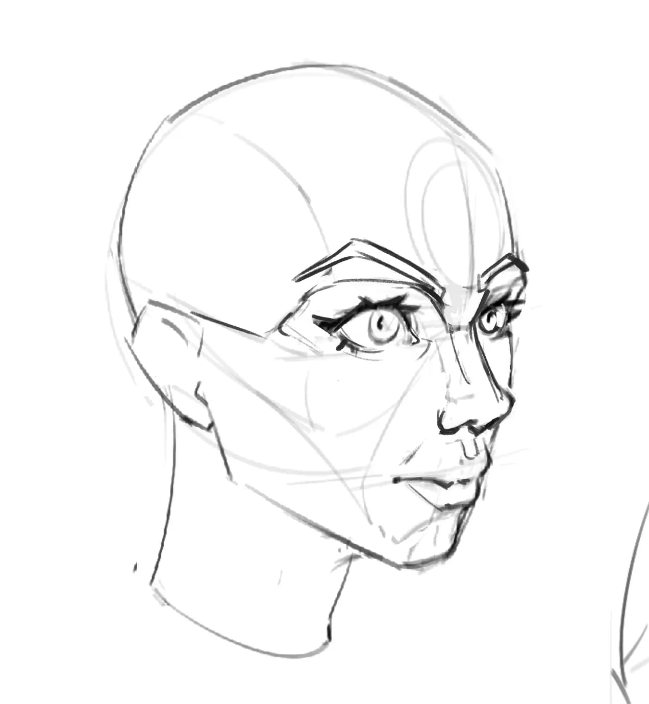 Face practice from imagination
