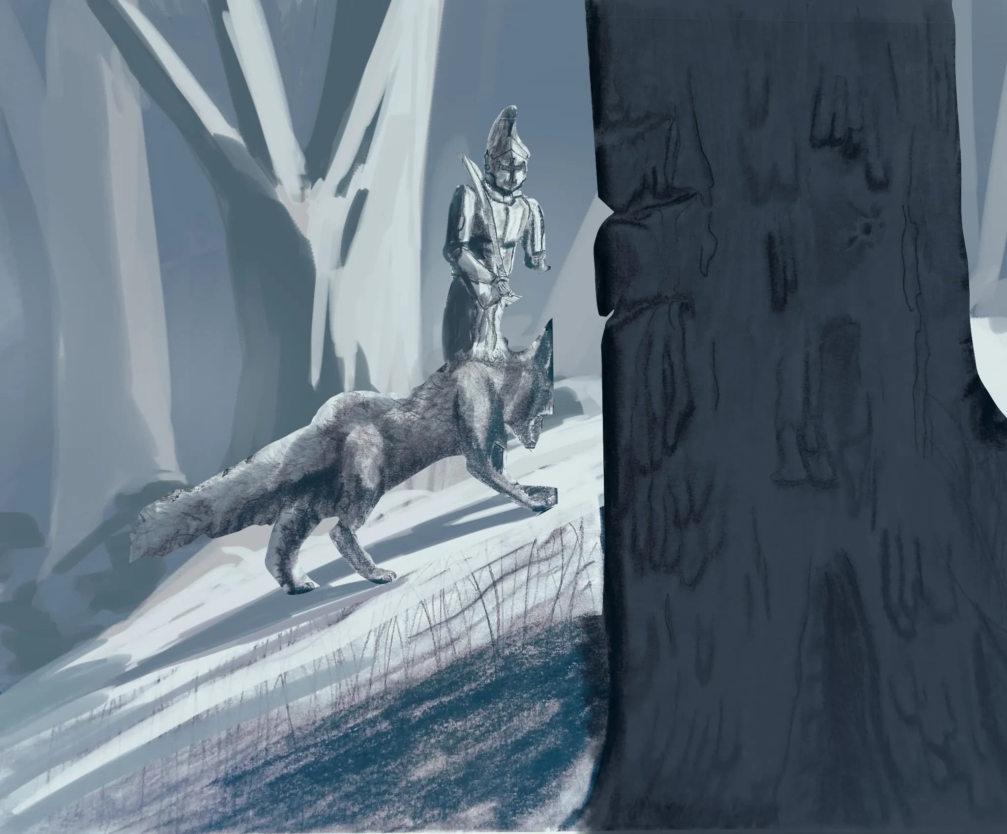 Lost in the Dark Line