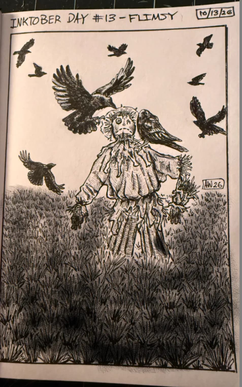 Inktober day #13 - Flimsy