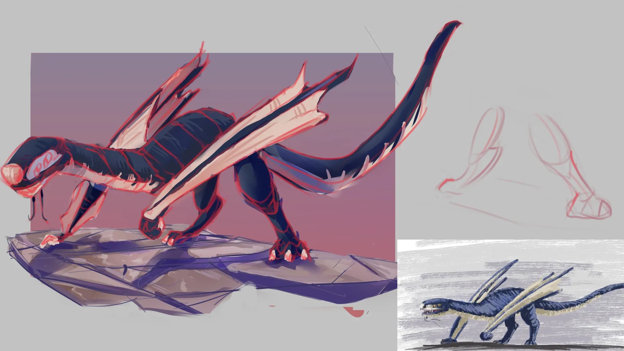 My wyvern design digi