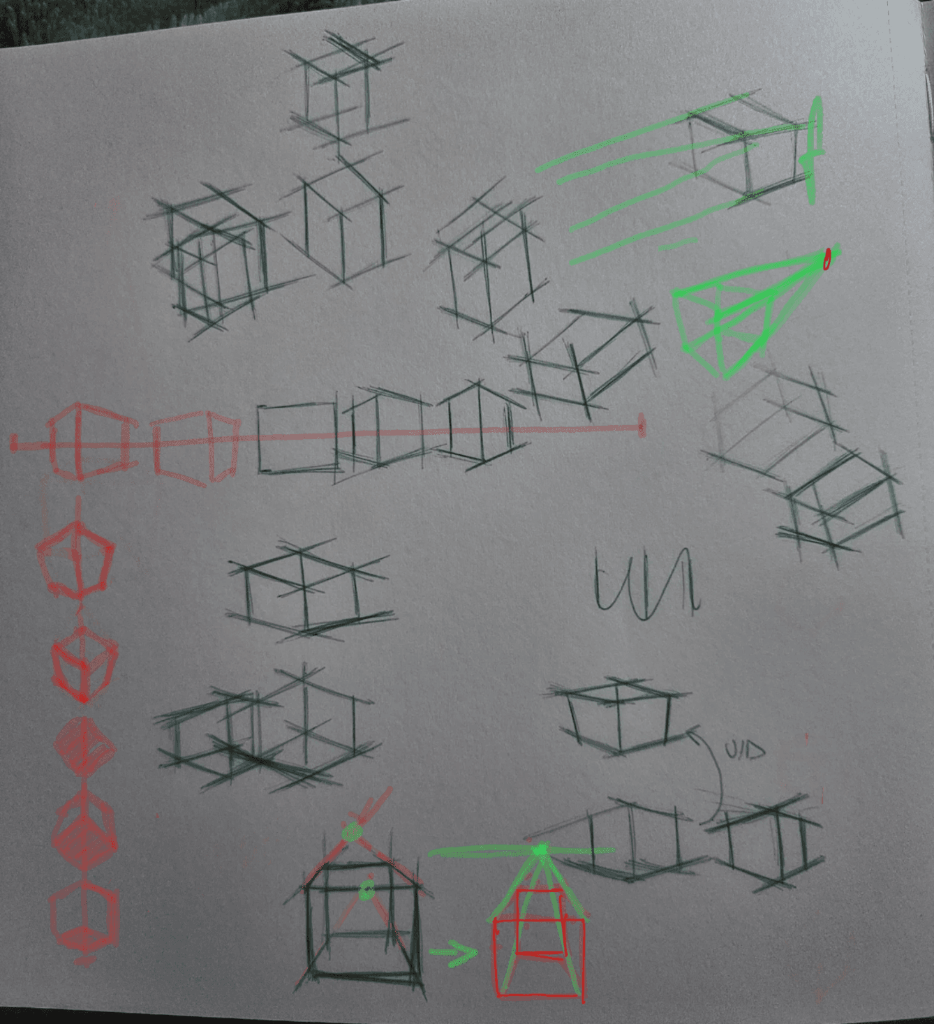 Boxes rotation 3 dimension