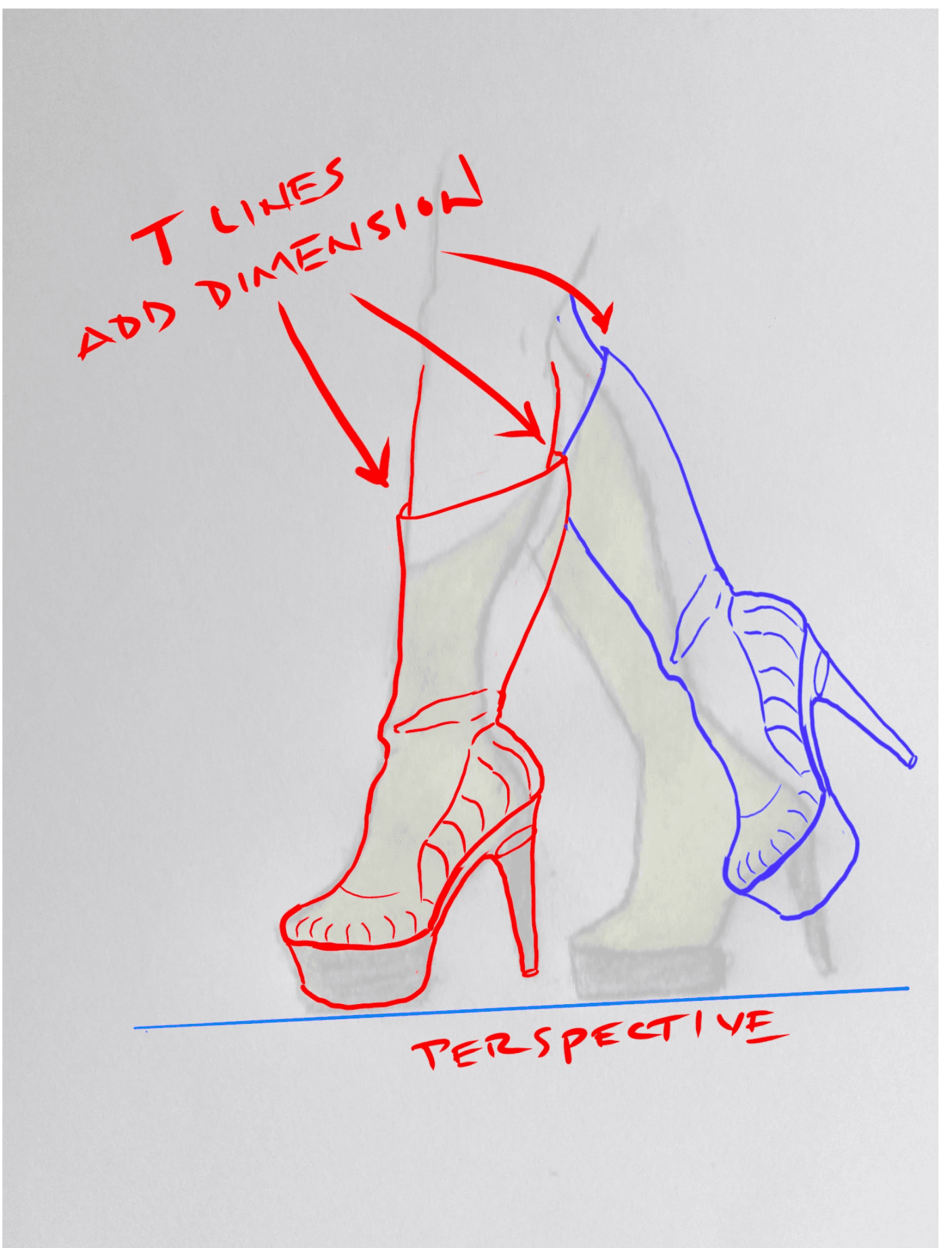 Anime girl shoes
