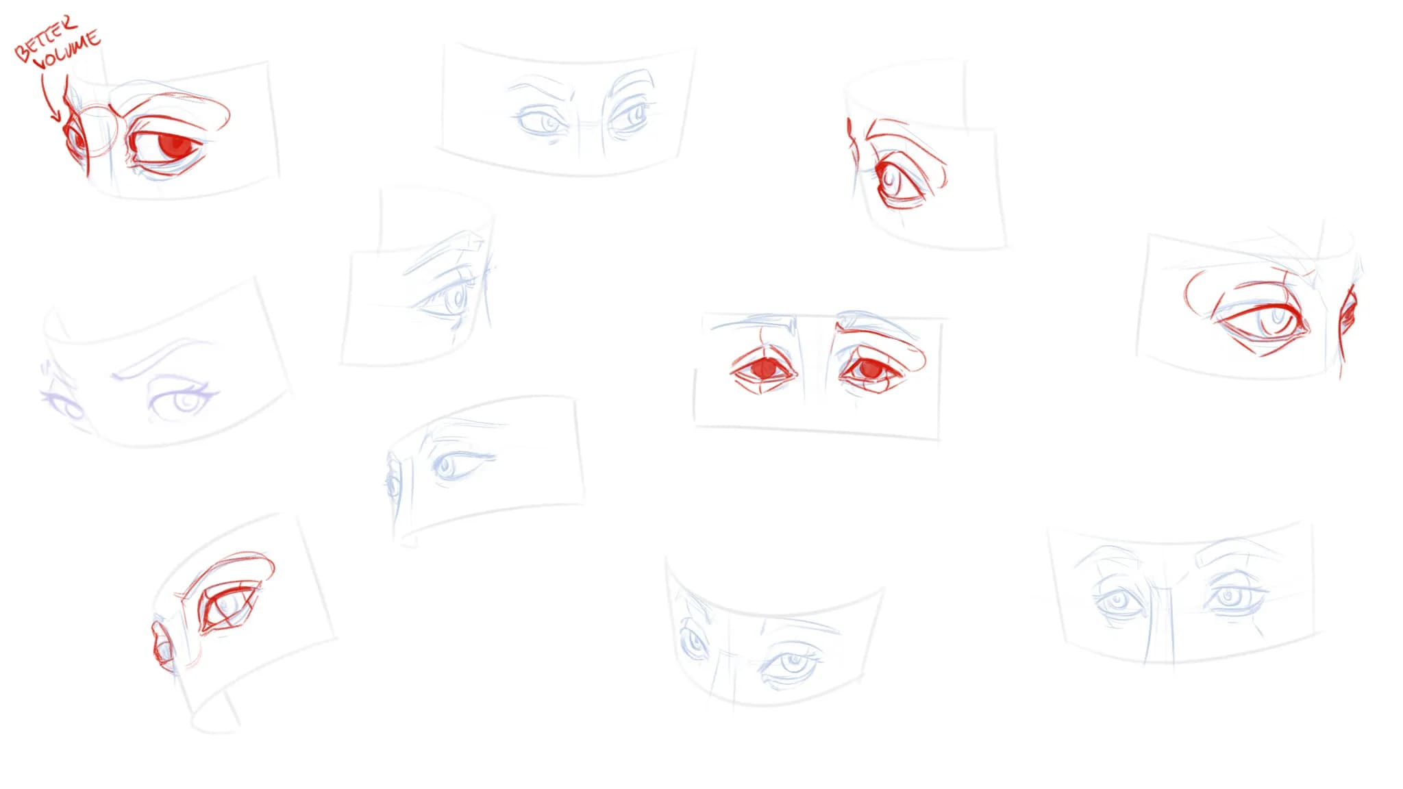 Feminine eyes