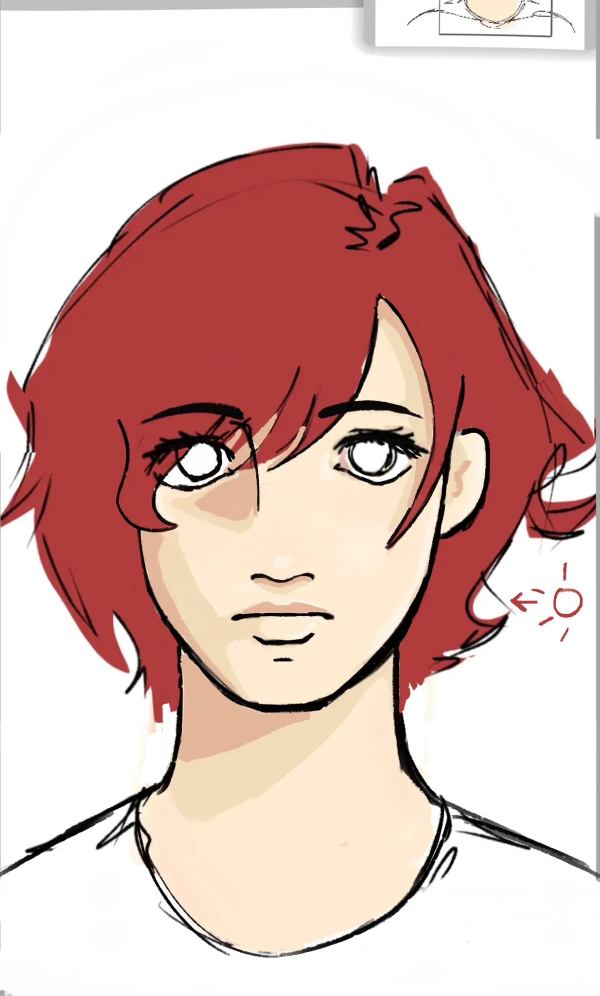 Head and hair my oc
