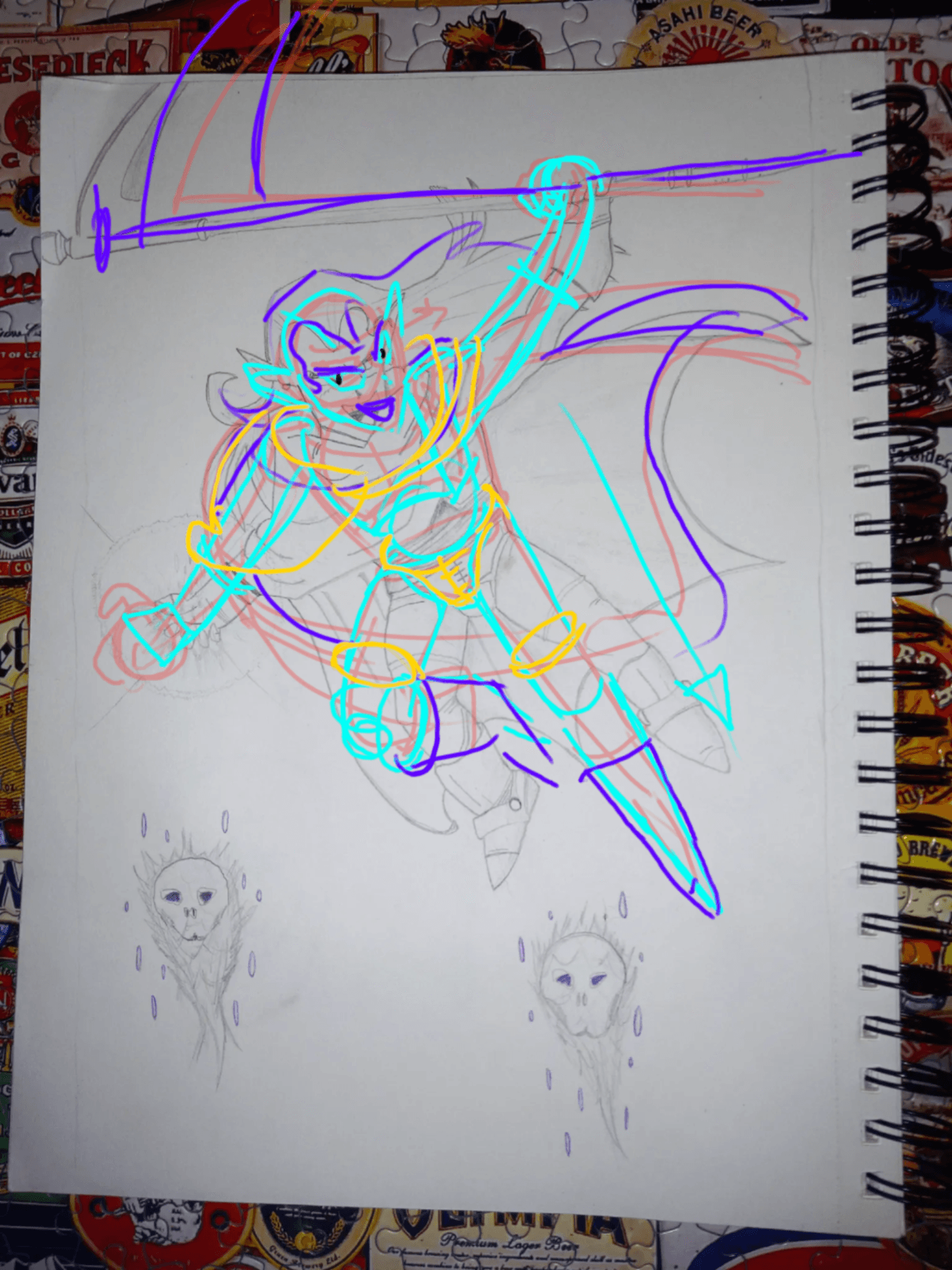 Magus, Geyser. Reference drawing.