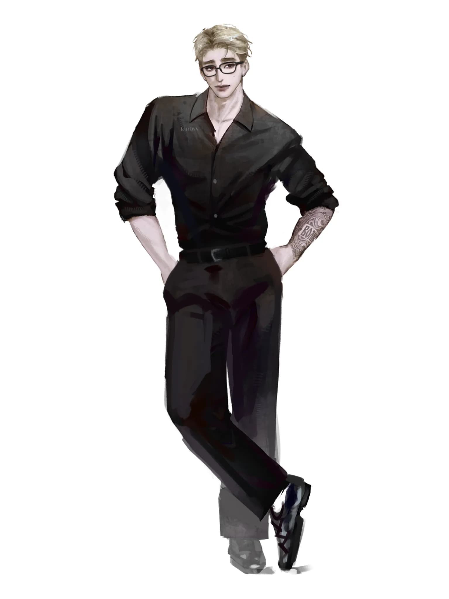 full body oc artwork