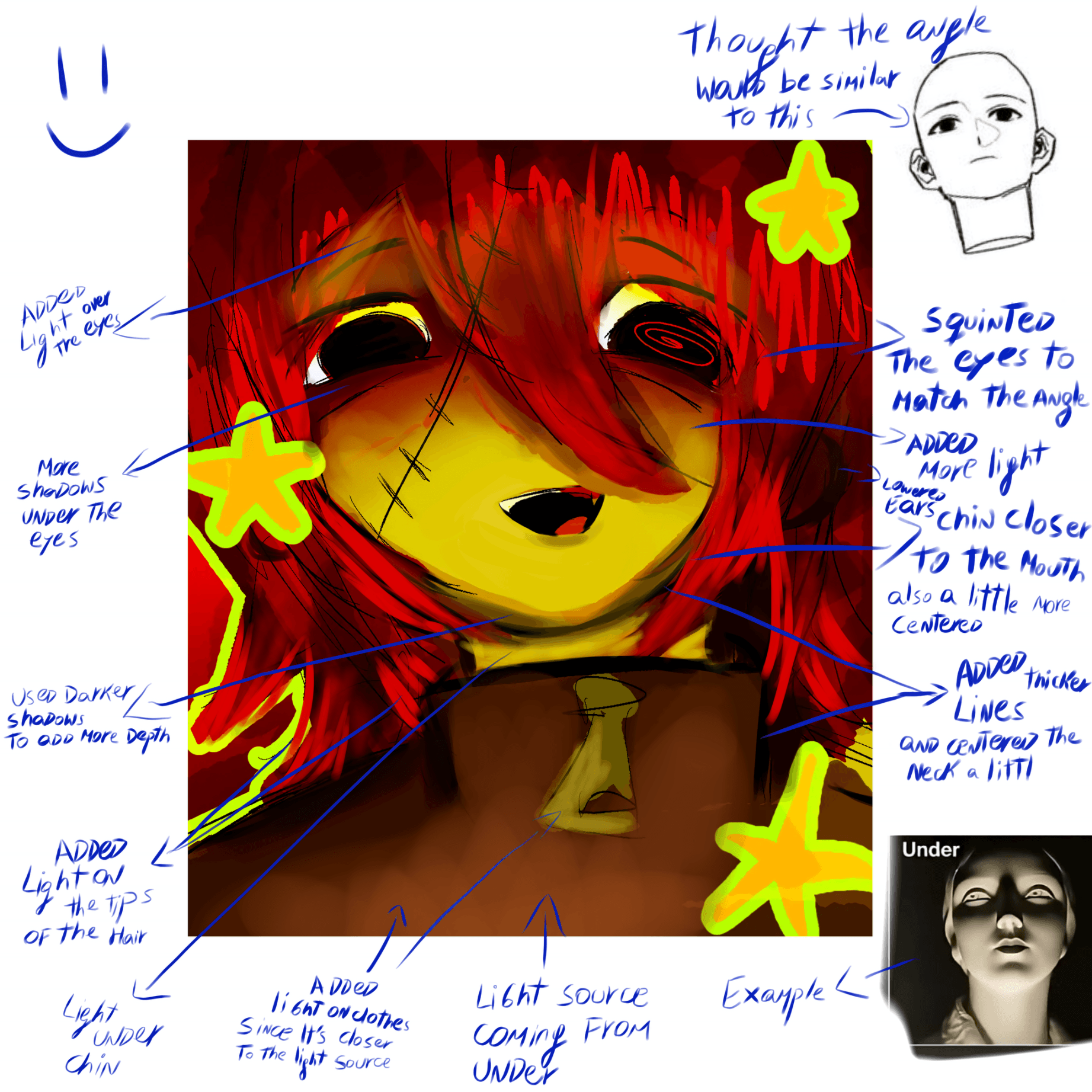 Headshot oc art