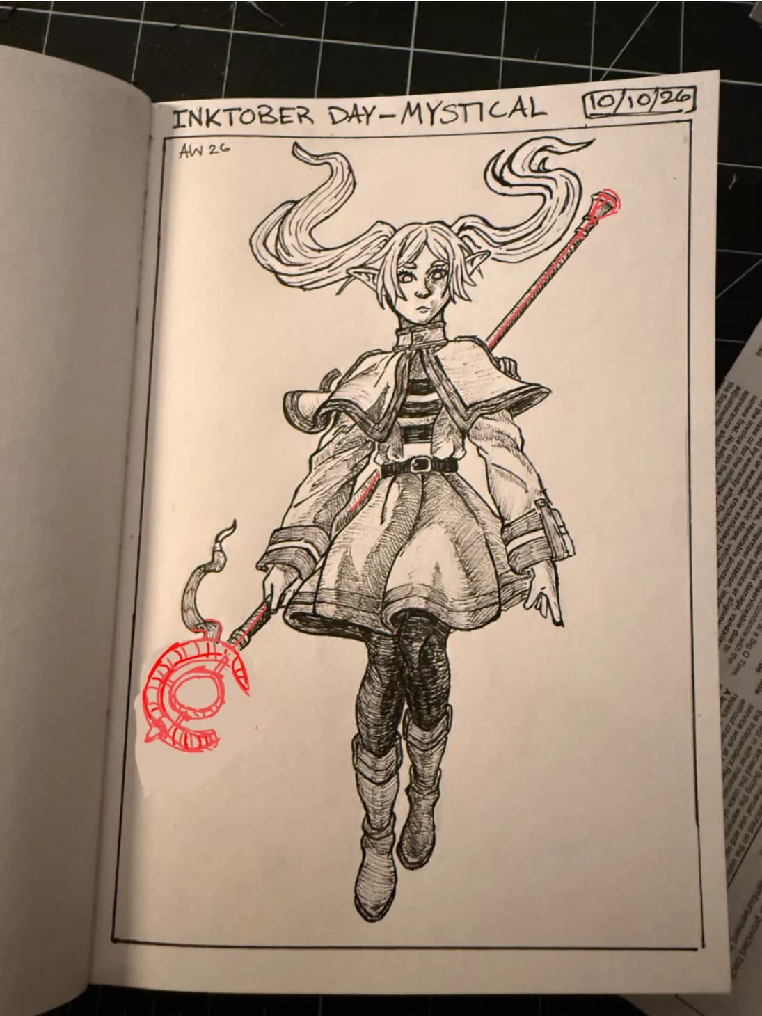 Inktober day #10 - Mystical