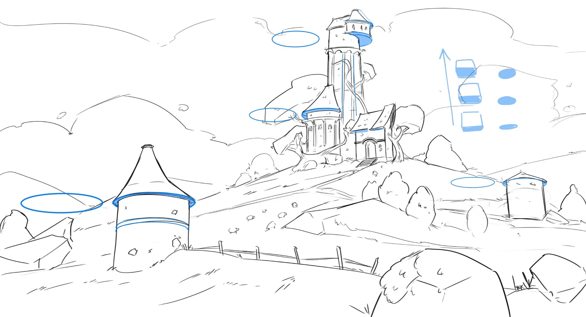 Castle sketch