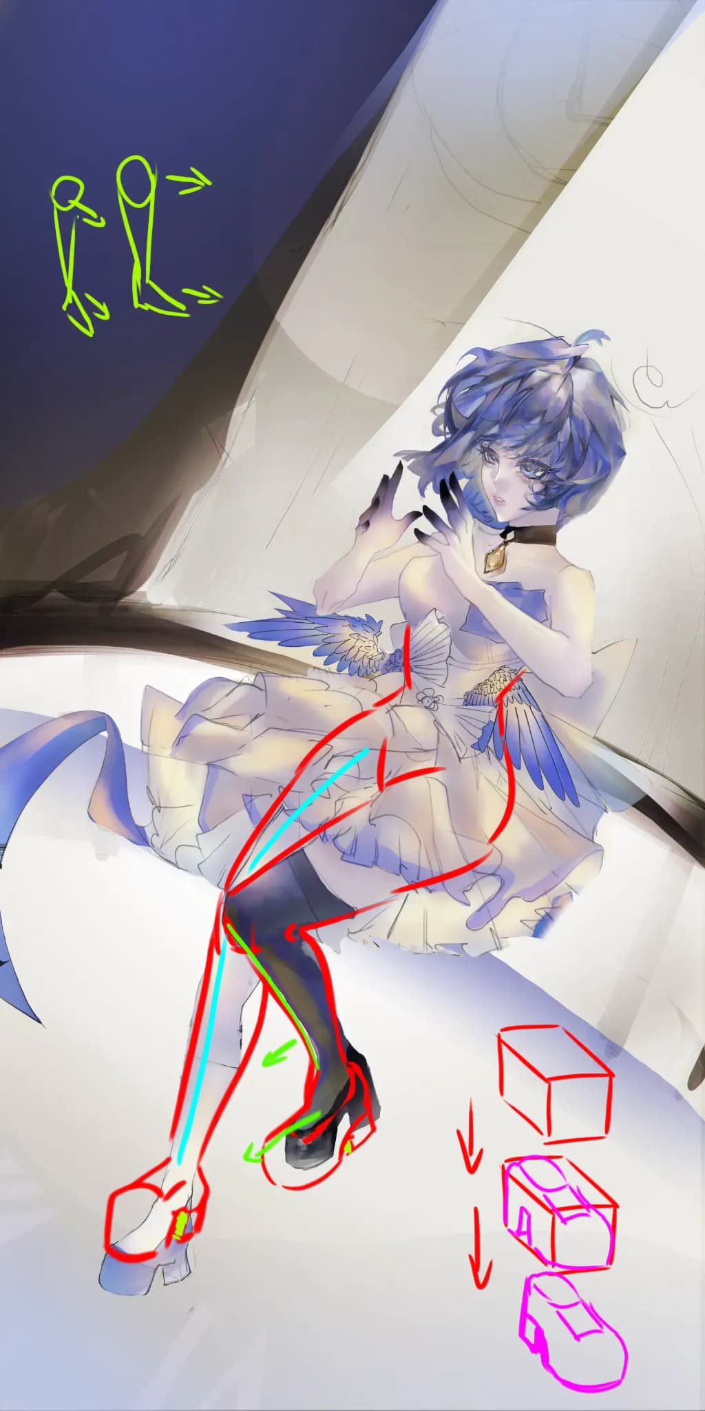 Help the feet / shoe anatomy looks so weird