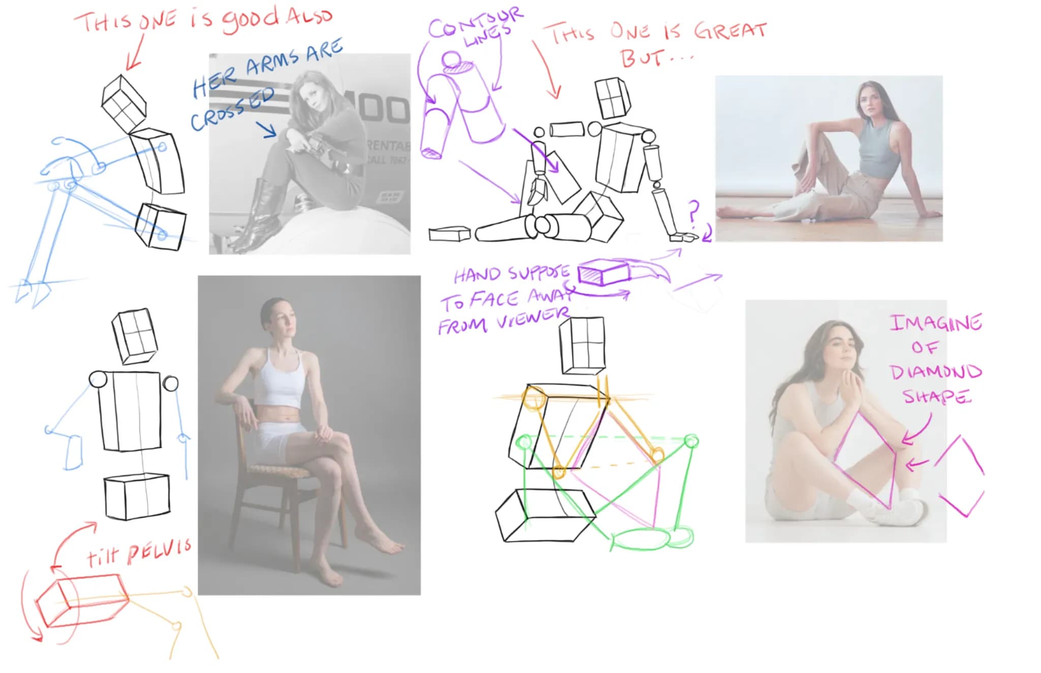 Seated Figure Hips