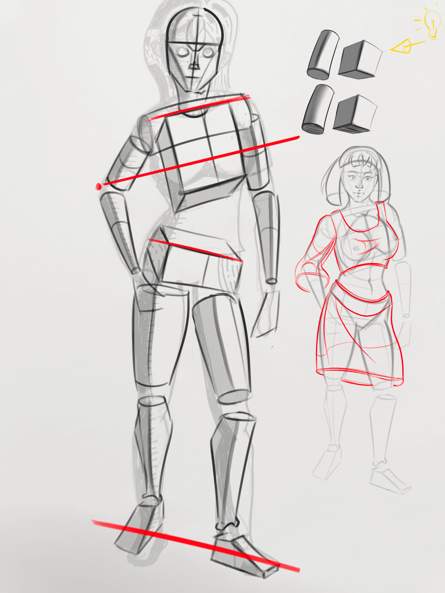 Same drawing different problems