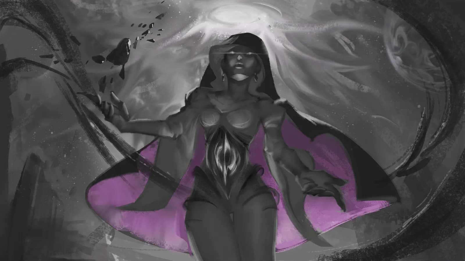 Wormhole monster concept/splash art