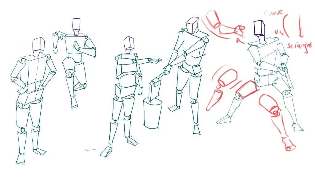 Figure drawing grind node excerise
