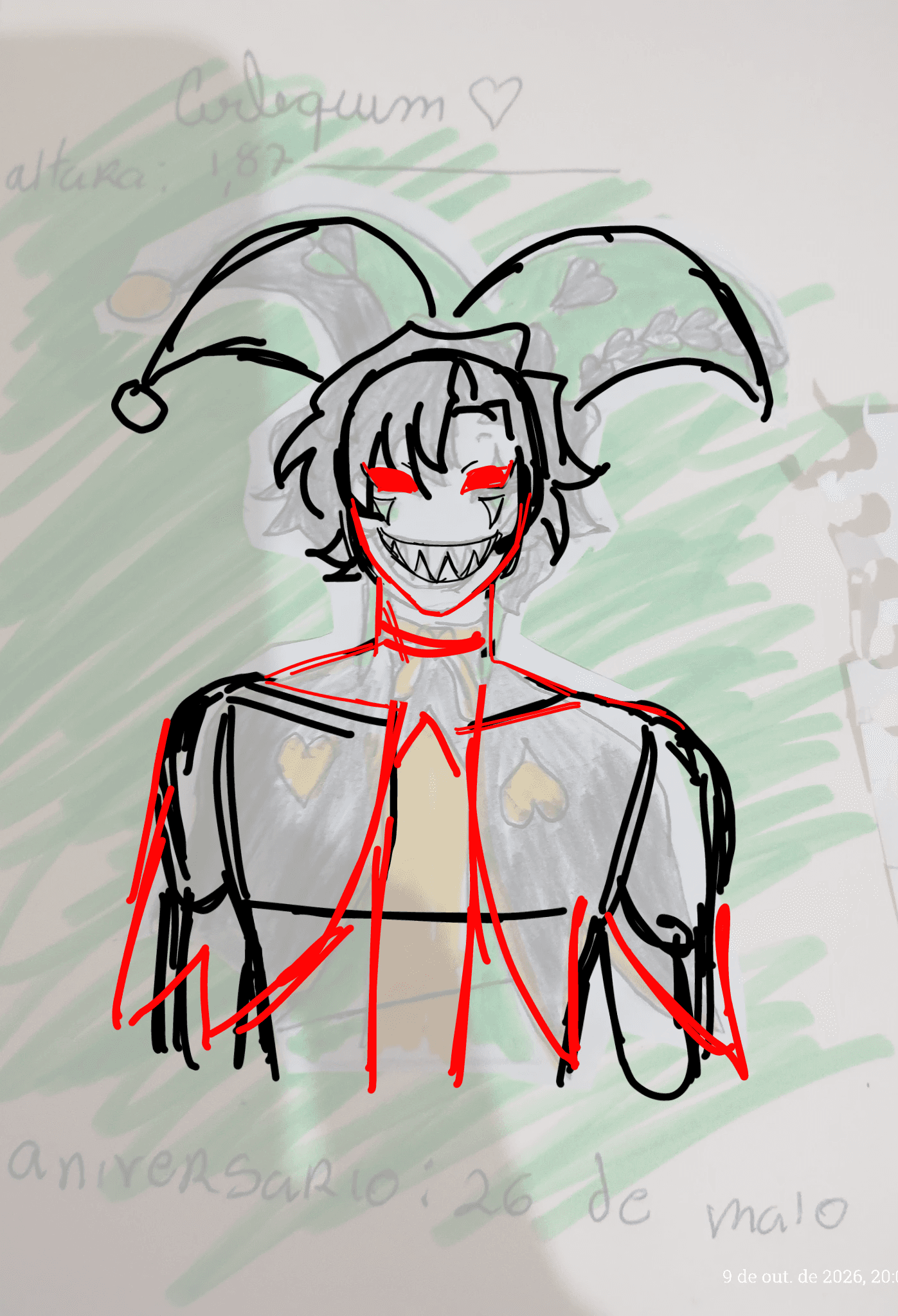 Harlequin de the freak circus