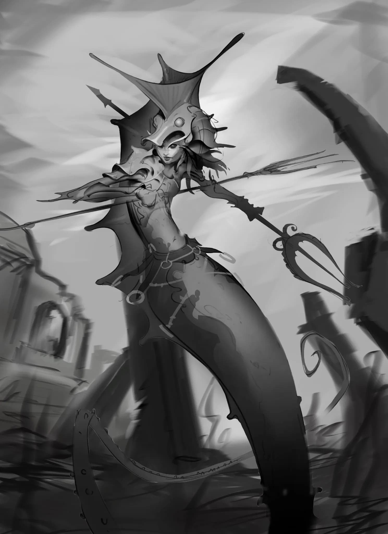 Sea Horse Mermaid