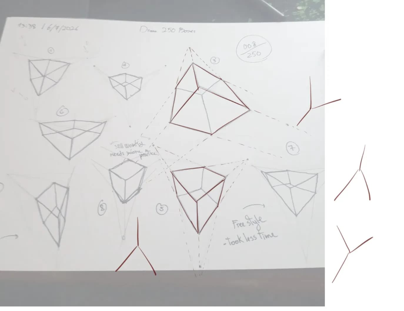 25O box challenge. DAY 1