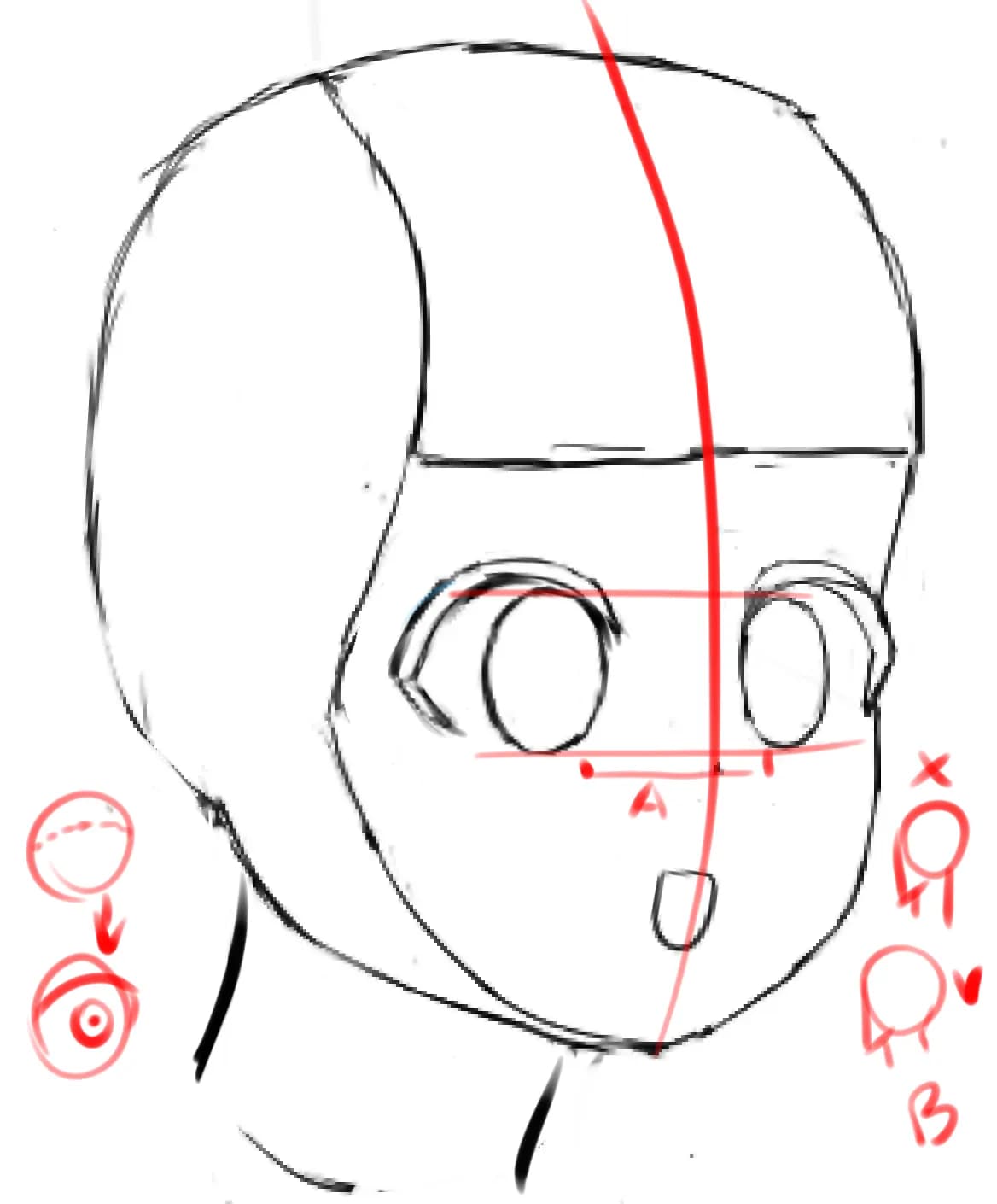 Help with left eye