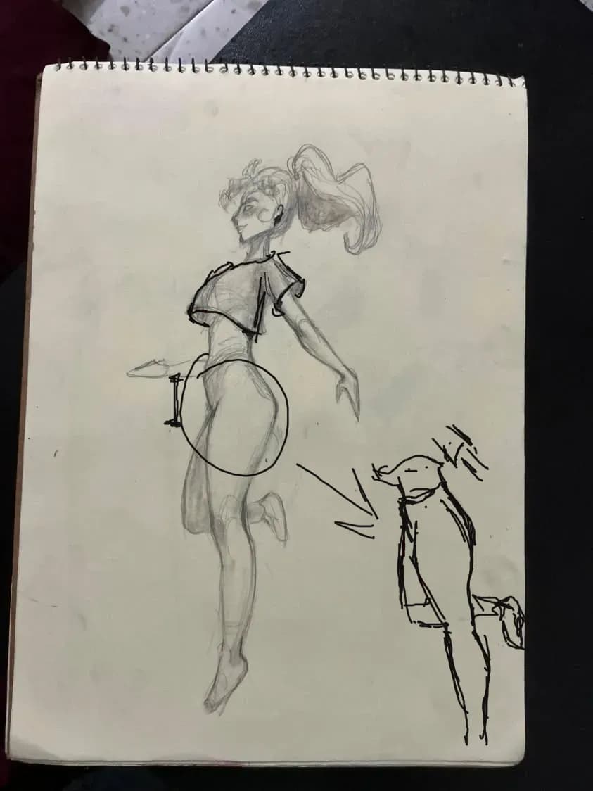 The girl