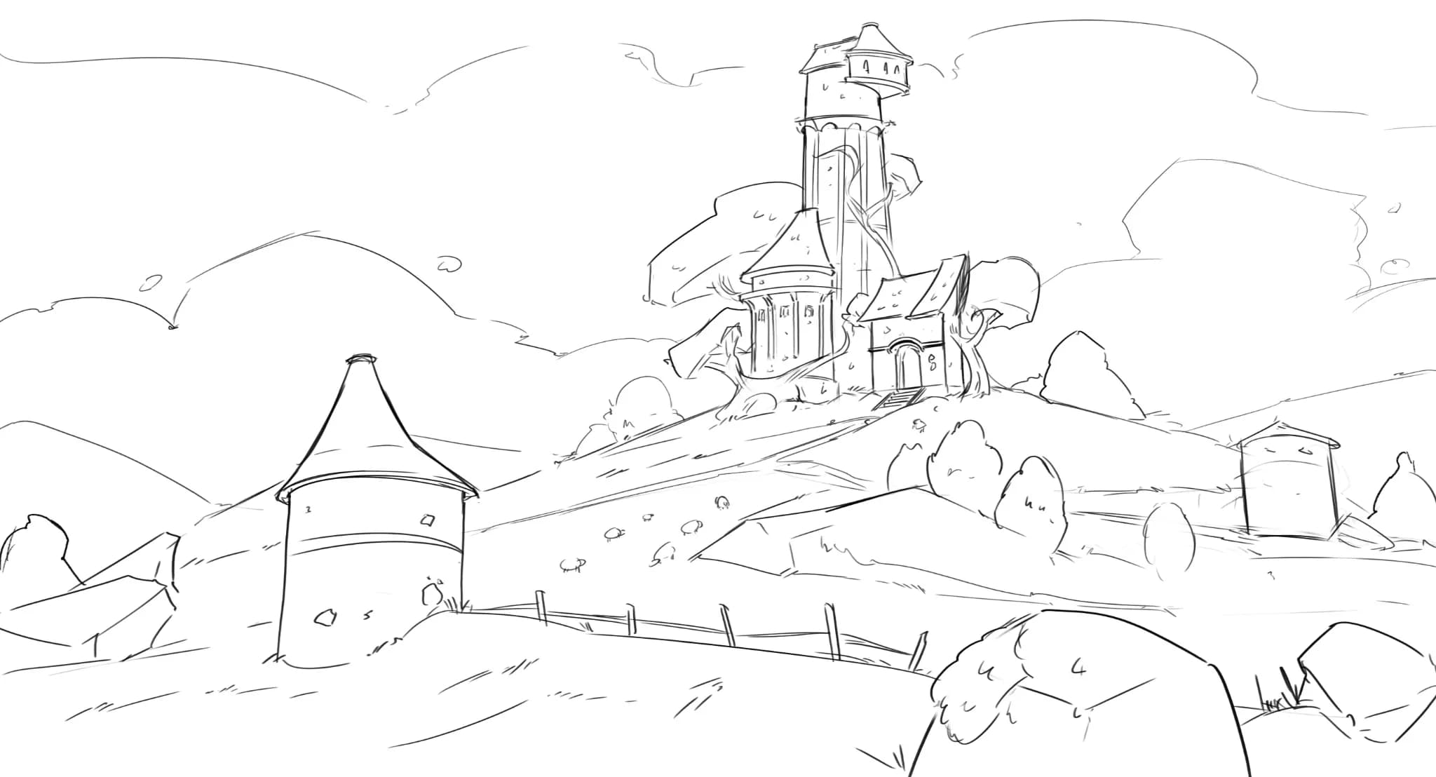Castle sketch