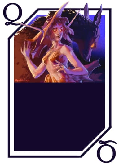 Playing cards challenge - Lady Autumn