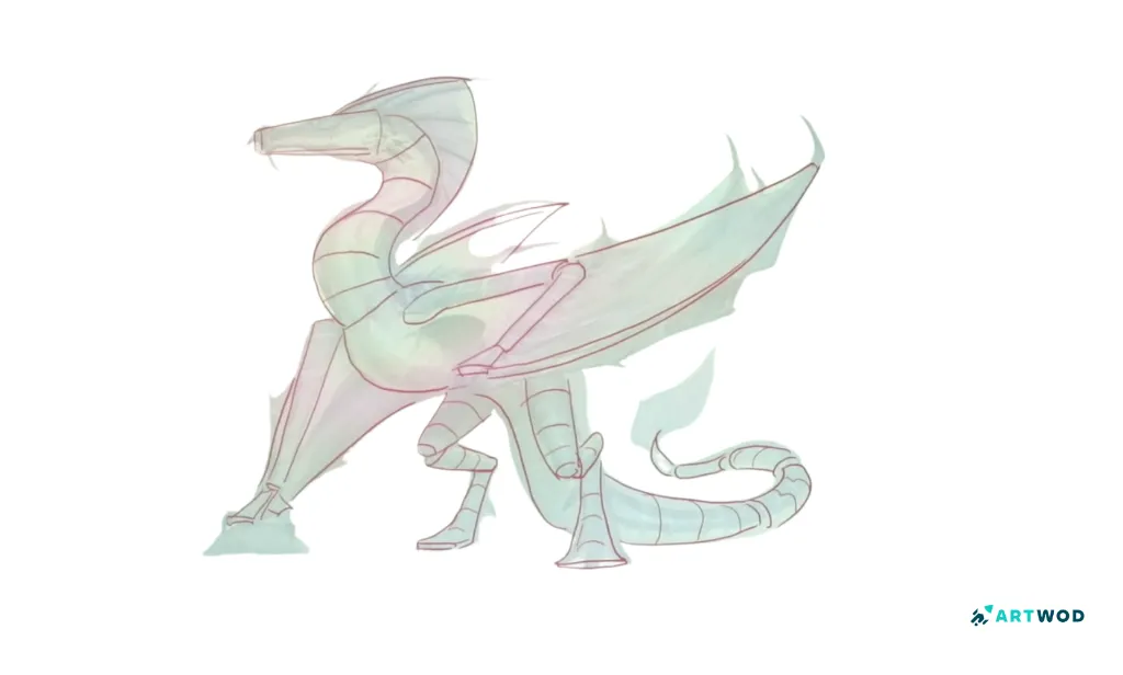 Étape 1 : Comment dessiner des dragons, guide étape par étape pour débutants