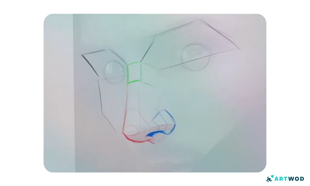 Step 5:&nbsp;Drawing Noses: Realistic and Stylised Techniques